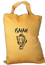 Kids Tote / Shopping Bag | Book / Library Bag | Wild |  Panther | 1st Name FREE