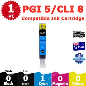 1X Compatible Ink CLI-8 Cyan For Canon MP 510 520 530 600 IP 3300 3500 IX4000 - Picture 1 of 2