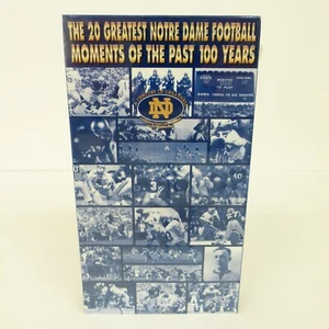 The 20 Greatest Notre Dame Football Moments of the Past 100 Years New Sealed - Picture 1 of 7