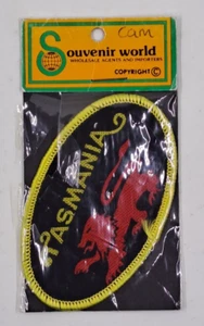 Cloth Badge - Tasmania - Tas - Souvenir World - Australian Made - New. - Picture 1 of 3