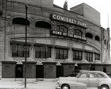 MLB Comiskey Park Home of the Chicago White Sox Front Entrance 8 X 10 Photo