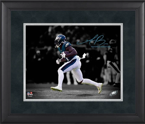A.J Brown Philadelphia Eagles Framed 11" x 14" Spotlight Photograph Cover