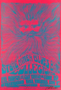 Steve Miller Blues Band Poster Vancouver 1967 Neu Künstlerdruck Signiert Bob Masse - Bild 1 von 6