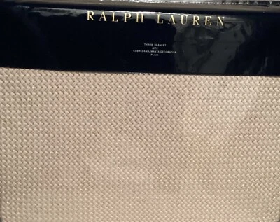 Ralph Lauren Throw Blanket Weston Park Watterson Camel, - Image 1 of 4