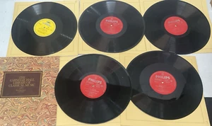 Lugwig Van Beethoven Vinyl Records Carnegie Hall Library Classical Music 5 PCS - Picture 1 of 11