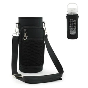 Water Bottle Carrier Bag With Strap 32oz 40oz 50oz Neoprene Water Bottle Holder - Picture 1 of 7