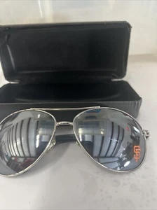 SF Giants Chrome Reflective Sunglasses W/Case - Picture 1 of 6