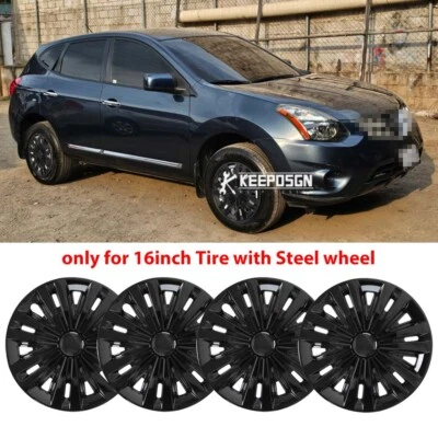 16" Wheel Cover Snap On Full Rim Hub Caps For Ford Transit Connect 2014-2020 - Image 1 of 4