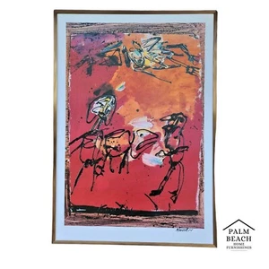 1990er Handsignierter KNUD NIELSEN (Listed Danish) Museumsausstellungsdruck - Bild 1 von 8