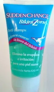 sudden change bikini zone anti-bumps shaving gel Spanish version 4 oz - Picture 1 of 1