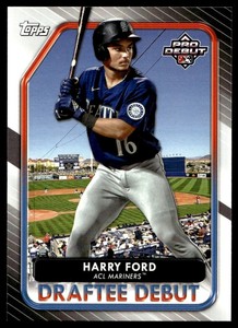 2022 Topps Pro Debut Draftee Debuts Harry Ford ACL Mariners #DB-8