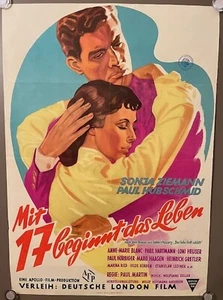MIT 17 BEGINNT DAS LEBEN | Original EA 1953 | Sonja Ziemann | Motiv 1 - Afbeelding 1 van 1