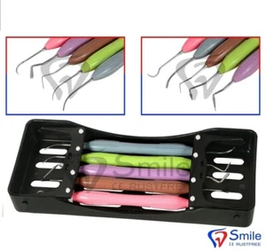 Dental Composite Filling Instruments Set of 5 Silicon Handle CE SD Instrument UK - Picture 1 of 5