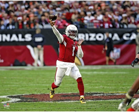 Kyler Murray Arizona Cardinals Unsigned Throwing Action Photo Cover