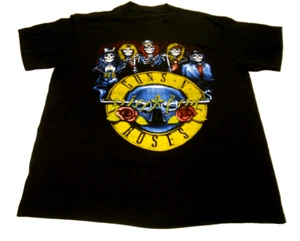 CAMISETA VINTAGE GUNS N' ROSES - AÑOS 80 - APPETITE FOR DESTRUCTION NEGRA DBL.GRAPHIC - Imagen 1 de 13