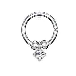 Annealed Bendable Nose Ring Lip Nose Cartilage Tragus Helix Ear Piercing Hoop - Picture 1 of 2