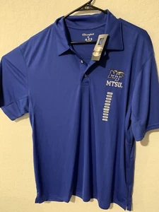 Middle Tennessee State University Raiders Polo Shirt Men XLarge Blue - Picture 1 of 5