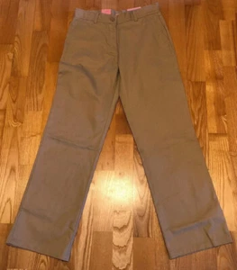 NWT Izod Approved School Uniform Wear Pants Khaki 14 Adjustable Waist Kids Girls - Picture 1 of 3