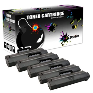 5 cartuchos de tóner negros para Samsung MLT-D104S ML-1665 ML-1675 ML-1865 serie - Imagen 1 de 1