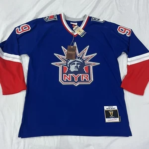 New York Rangers Wayne Gretzky Mitchell & Ness Blue Line 1996/97 Jersey Men Sz L - Picture 1 of 12