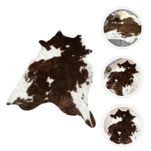 Cow Pattern Plush Carpet Animal Area Rug for Bedroom Livingroom Rugs - Picture 1 of 12