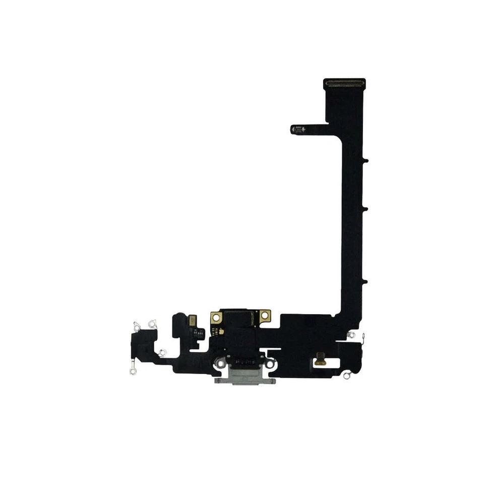 Premium Charging Port Flex Cable with Board for iPhone 11 Pro Max - Silver - Image 1 of 1