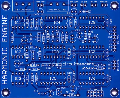 circuitbenders HARMONIC ENGINE - E&MM Harmony Generator clone PCB - modular DIY - Image 1 of 4