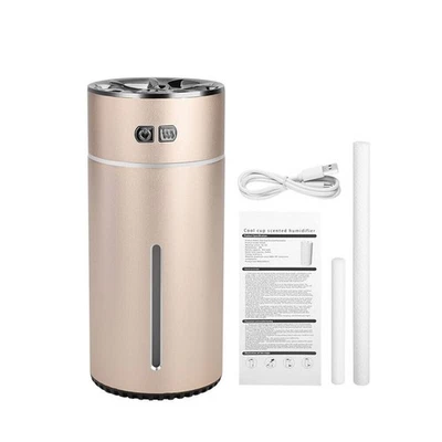 Gold Aluminum Waterless Aroma Diffuser Waterless Essential Aroma Oil Diffuser A - Image 1 of 4