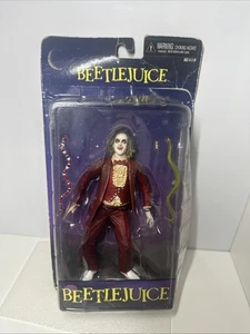 Figura de acción NECA, Real Toys Cult Classics, Beetlejuice, NUEVA en caja abierta - Imagen 1 de 10