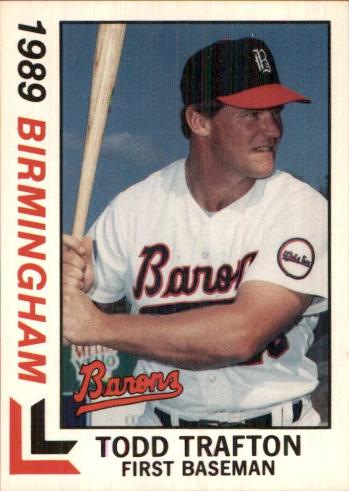 Todd Trafton 1989 Best Birmingham Barons #19 RC FREE SHIPPING AutographDen - Image 1 of 2