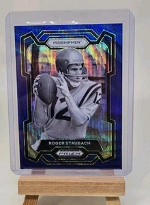 Roger Staubach /249 Blue Wave Prizm 2024 Panini Prizm Draft Picks - Foto 1 di 3
