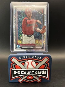 2024 Bowman - Chrome Prospects Tommy Troy #BCP-76 Speckle Refractor /299 (RC) - Picture 1 of 3