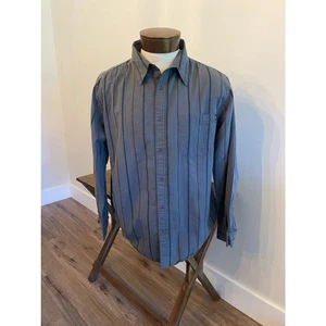 Matix Clothing Co Gray Striped Button Down Size XL - Picture 1 of 3