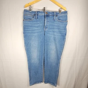 Madewell Curvy Stovepipe Jeans Damen 33P Light Wash High Rise Denim petite - Bild 1 von 13