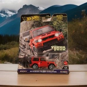 HOT WHEELS PREMIUM 🛞.. MITSUBISHI PAJERO EVOLUTION.. TERRA TREK .. 5 OF 5 - Picture 1 of 4
