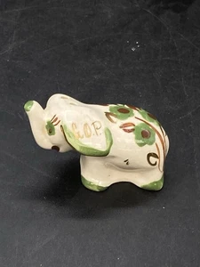 GOP Cerámica Elefante California Cerámica Pintada Sal Coctelera Única Rio Hondo - Imagen 1 de 8