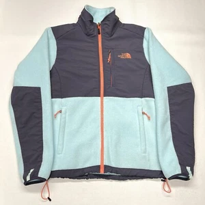 Giacca The North Face donna piccola blu pile Denali Polartec full zip tasca - Foto 1 di 22
