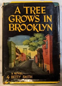A TREE GROWS IN BROOKLYN - Betty Smith HCDJ Harper 1943 1st - Picture 1 of 9