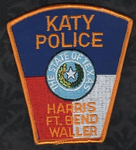 Parche de hombro de la policía de Texas Kathy = Harris, Ft. Bend, Waller - Imagen 1 de 2