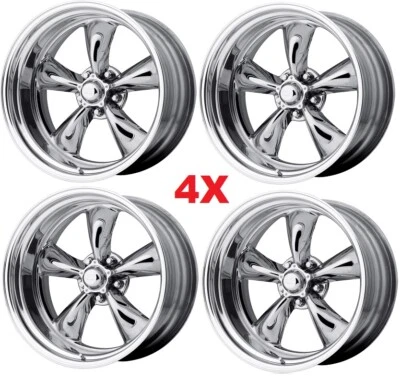 20 TORQ THRUS POLISHED STAGGERED 20X8 20X10 WHEELS RIMS C10 C-10 AMERICAN RACING Foto 1 de 4