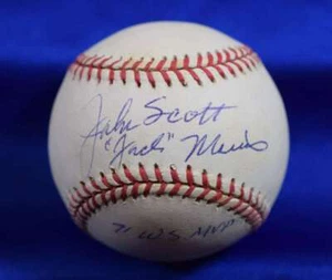 Jake Scott Jack Morris PSA DNA Auto American League Signed Baseball 91 WS MVP - Picture 1 of 2