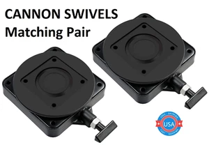 2 PAIR of Low Profile Swivel Base Downrigger mount replaces Cannon part 2207003 - Picture 1 of 6