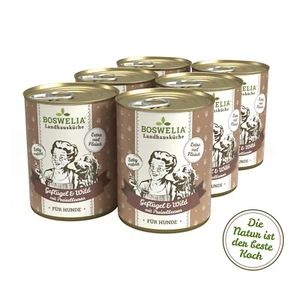 Betty`s Landhausküche Hund Wild & Geflügel mit Preiselbeeren 6 x 800g Ds. (7,31€ - Bild 1 von 1