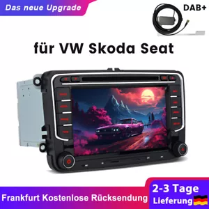7" Autoradio CD DVD HD Für VW Golf 5 6 Passat EOS Skoda Seat GPS USB BT SWC DAB+ - Bild 1 von 13