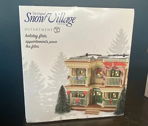 Department 56 Holiday Flats #6009710 -- Snow Village -- New Sealed in Box, 2022 - Bild 1 von 11