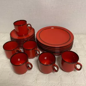 Rosenthal Thomas vintage tableware set red shipped from Japan Japanese JP!!!!!!! - Picture 1 of 9