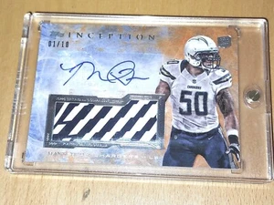Manti Te'o 1/10 2013 Topps Inception Rookie Jumbo Glove Autographs #AJPMT - Picture 1 of 2