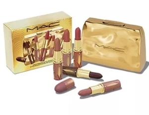 MAC 5-teiliges Gold Standard MATTES LIPPENSTIFT-SET, 100 % AUTHENTISCH. Weihnachten Exklusiv🎄 - Bild 1 von 4