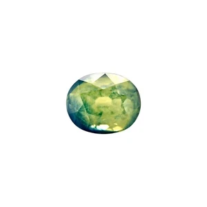 NATURAL 2.18ct Bi Colour WINZA Sapphire Blue Green UNHEATED Oval Gem 7.5x6.2mm - Picture 1 of 6