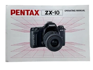 Manual de instrucciones de funcionamiento Pentax ZX-10 enfoque automático SLR 35 mm cámara fotográfica 1996 - Imagen 1 de 4